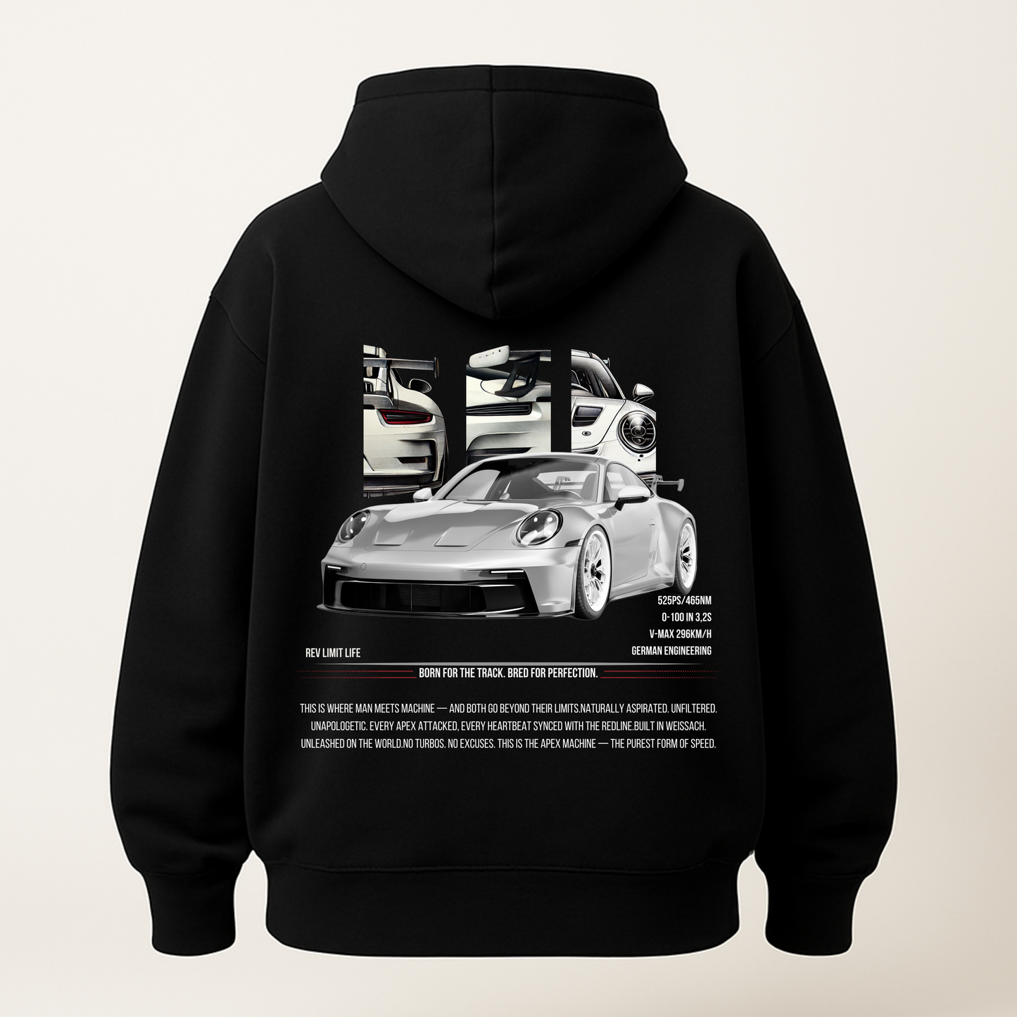 Born for the Track | Premium Oversized Hoodie