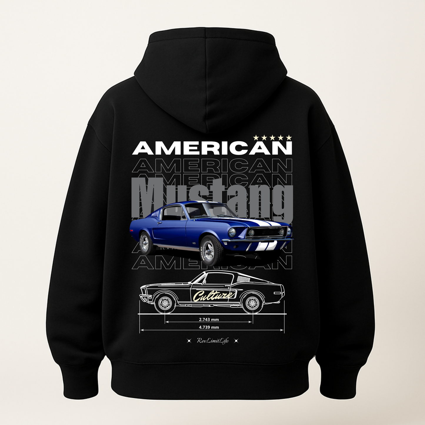 Amercian Culture | Premium Oversized hoodie