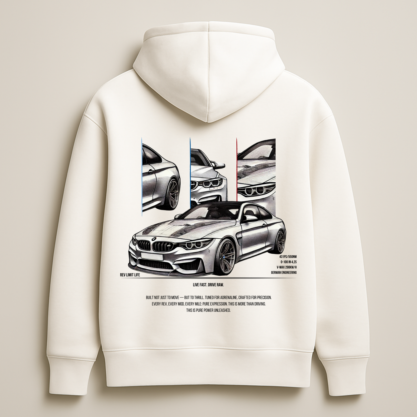 Drive Raw | Premium Oversized Hoodie