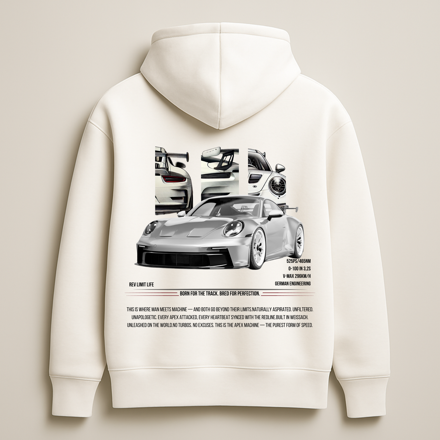 Born for the Track | Premium Oversized Hoodie