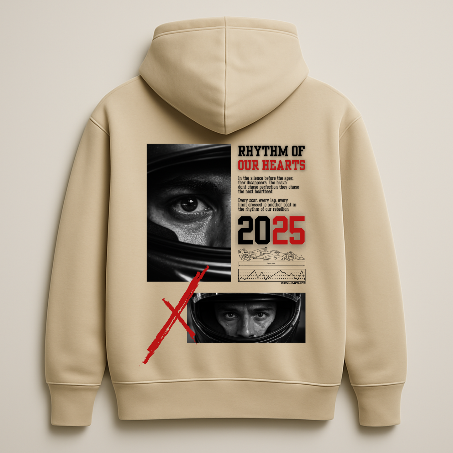 RHYTHM OF OUR HEARTS | Premium Oversized Hoodie