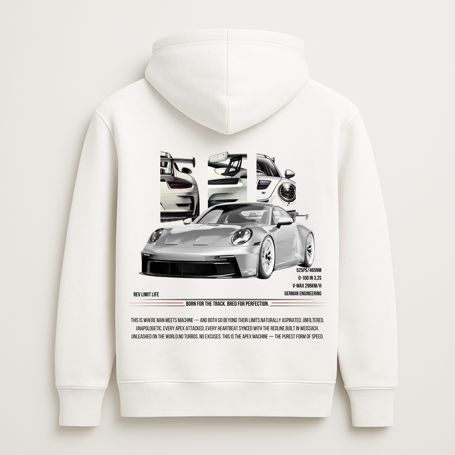 Born for the Track | Premium Hoodie