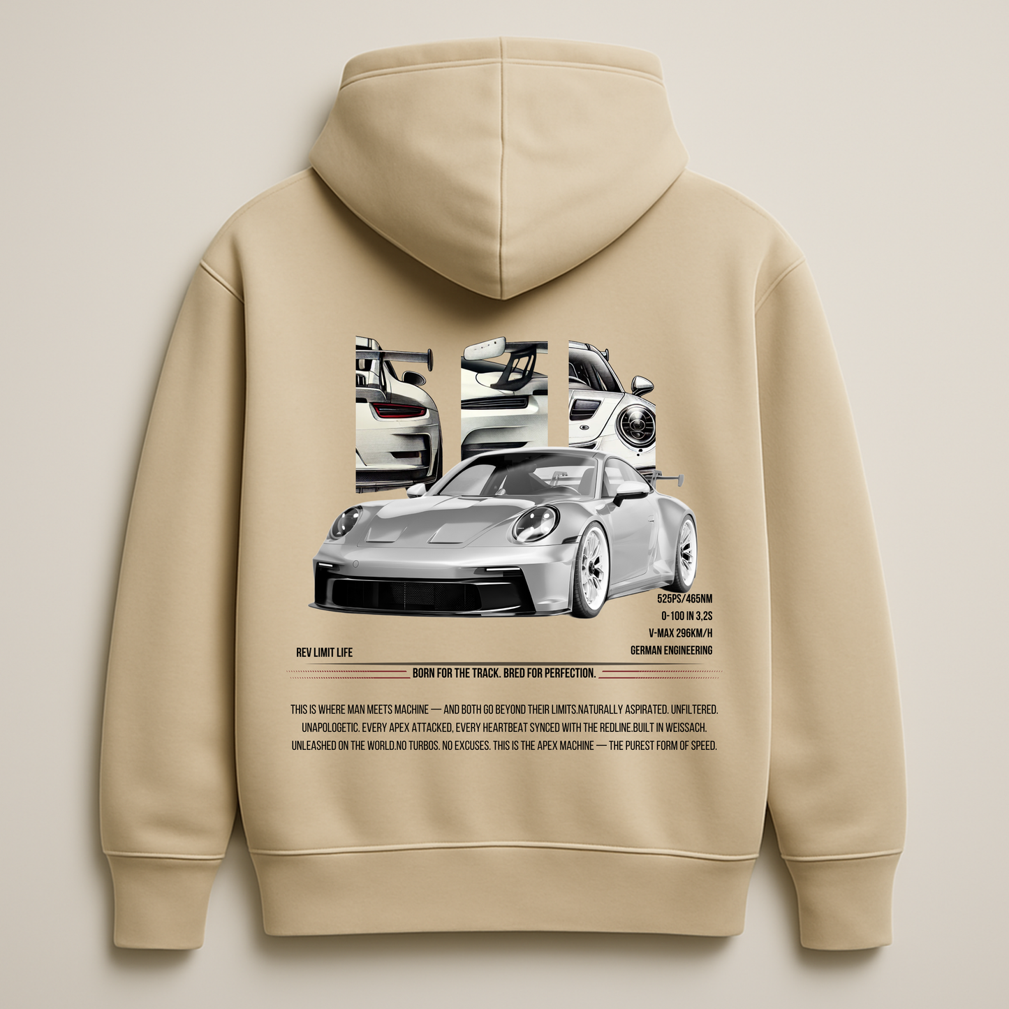 Born for the Track | Premium Oversized Hoodie