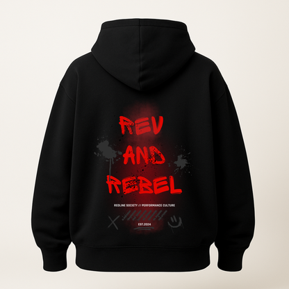 Rev and rebel | Premium Oversized Hoodie