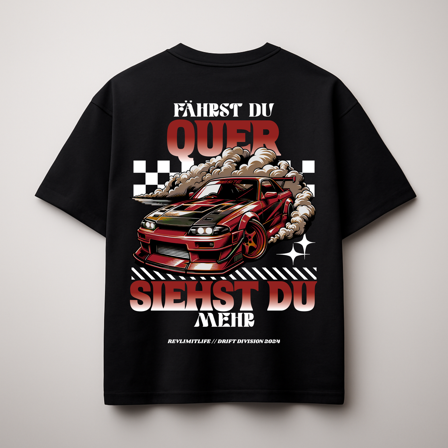 Fährst du Quer | Oversized Shirt