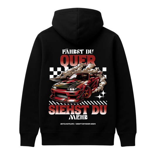 Fährst du Quer | Premium Hoodie