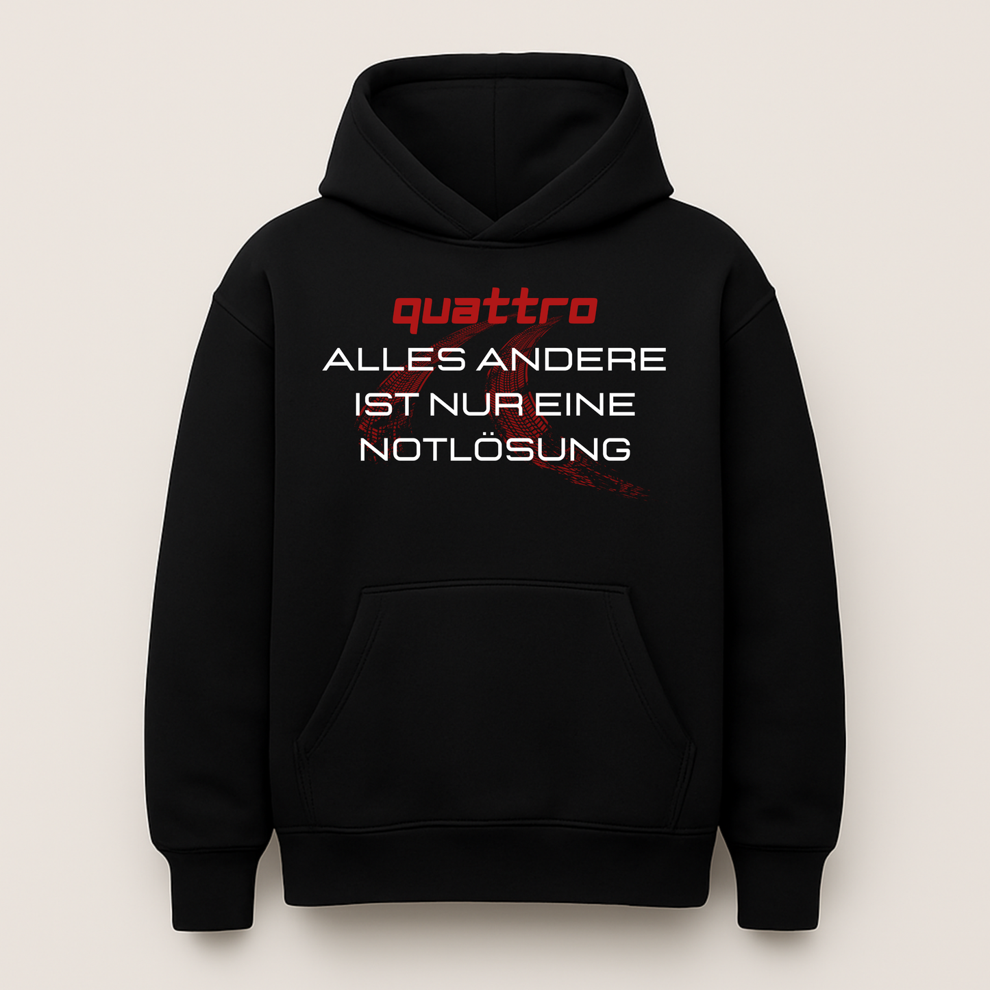 Quattro Notlösung | Oversized Hoodie